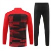 AC Milan Sweat d'Entraînement Quarter-Zip 2024-25 Rouge Pour Homme